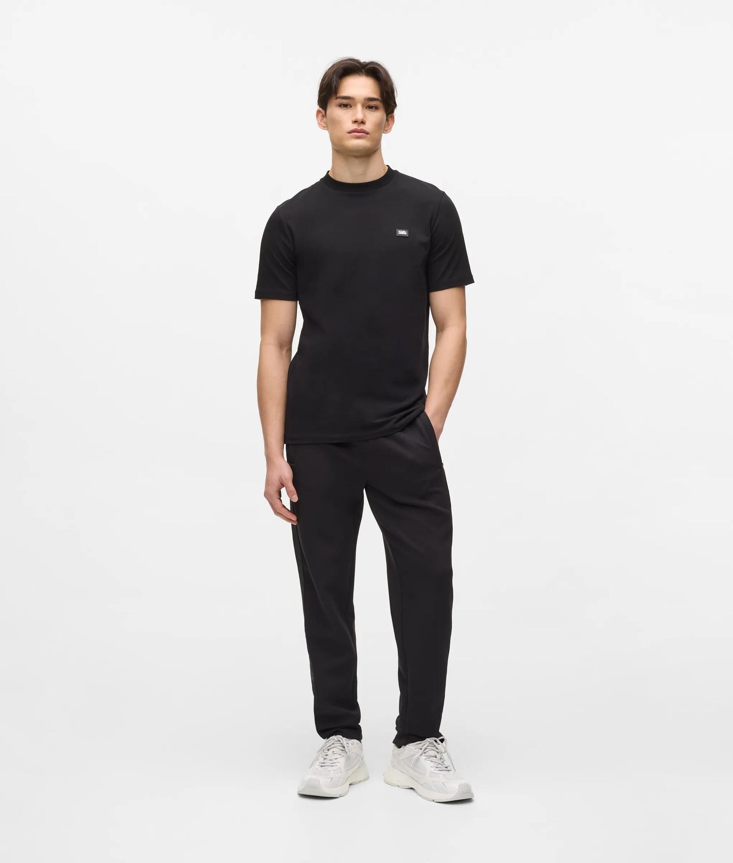 Karl Lagerfeld Logo Sweat Pants Black