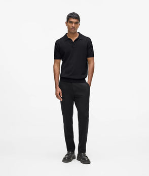 Karl Lagerfeld Contrast V-Neck T-Shirt White