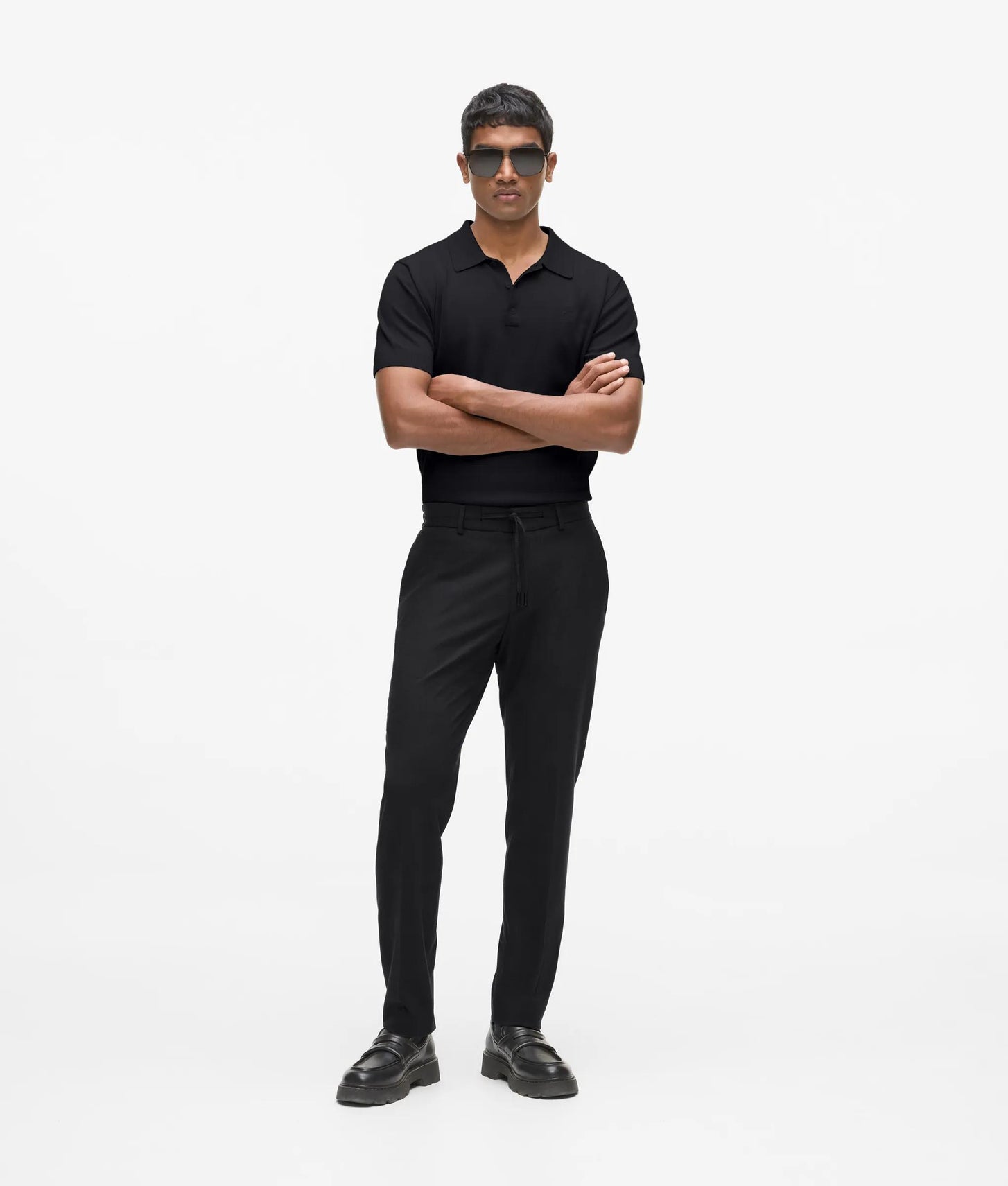 Karl Lagerfeld Drawcord Waist Pants Black