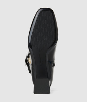 Karl Lagerfeld Textured Knit Dress Black