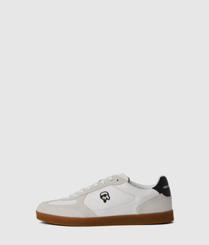 Karl Lagerfeld Ikon Textured Striped T-Shirt Cannoli Cream