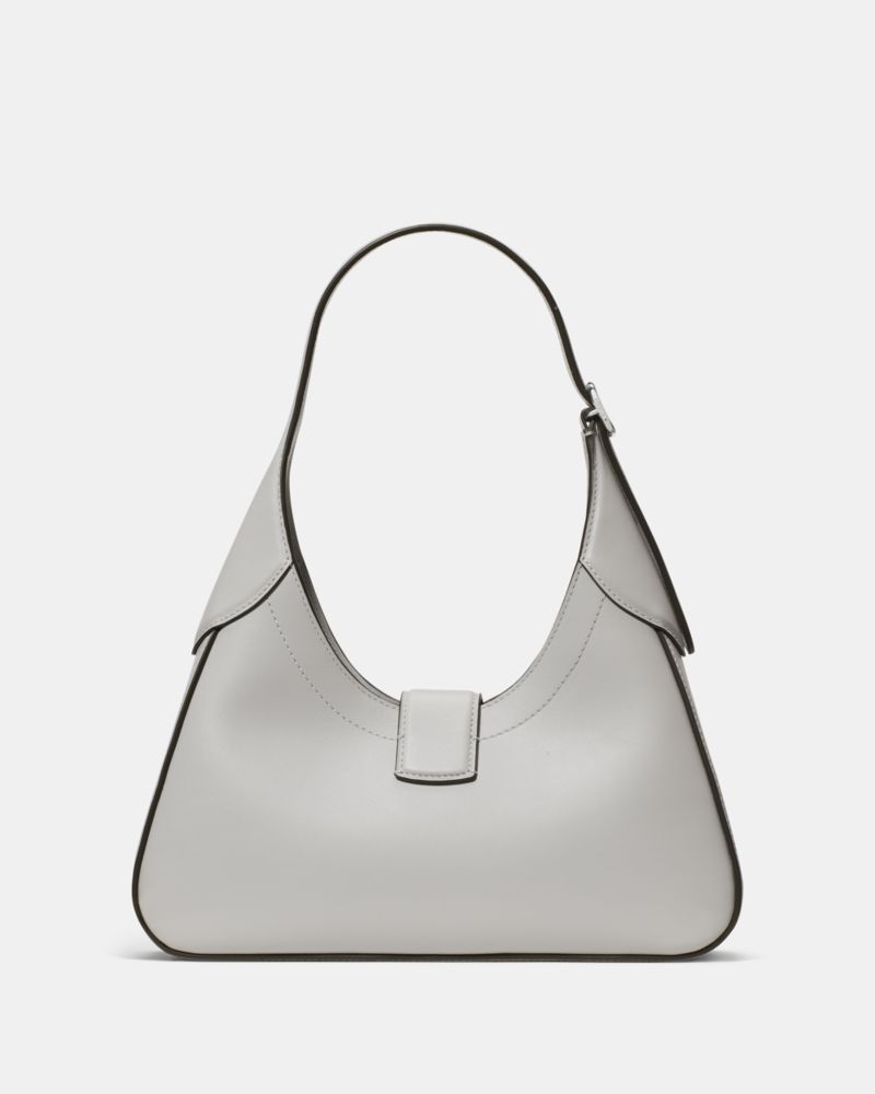 KateSpade Nouveau Small Shoulder Bag Platinum Grey