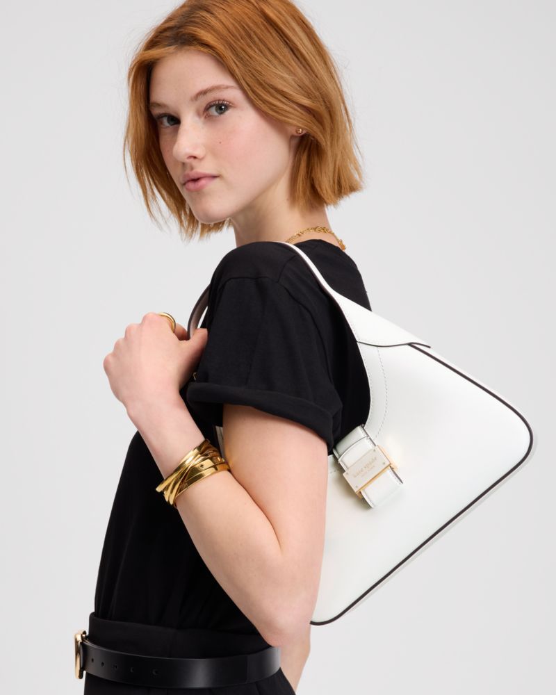 KateSpade Nouveau Small Shoulder Bag True White