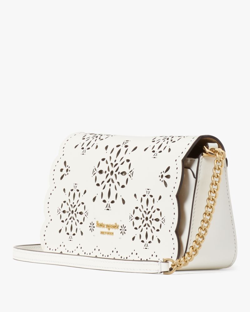 KateSpade Serena Chain Wallet True White
