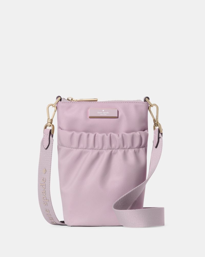 KateSpade Carter Nylon Phone Crossbody Lavender Smoke