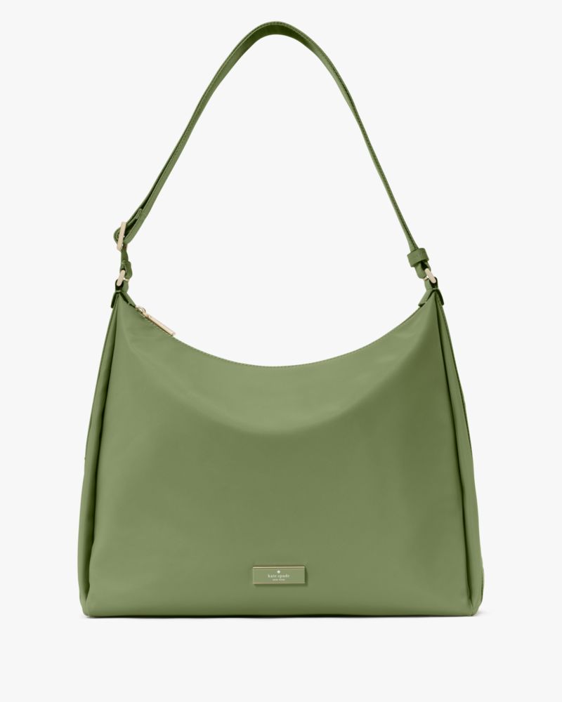 KateSpade Carter Nylon Large Convertible Crossbody Cedar Stand