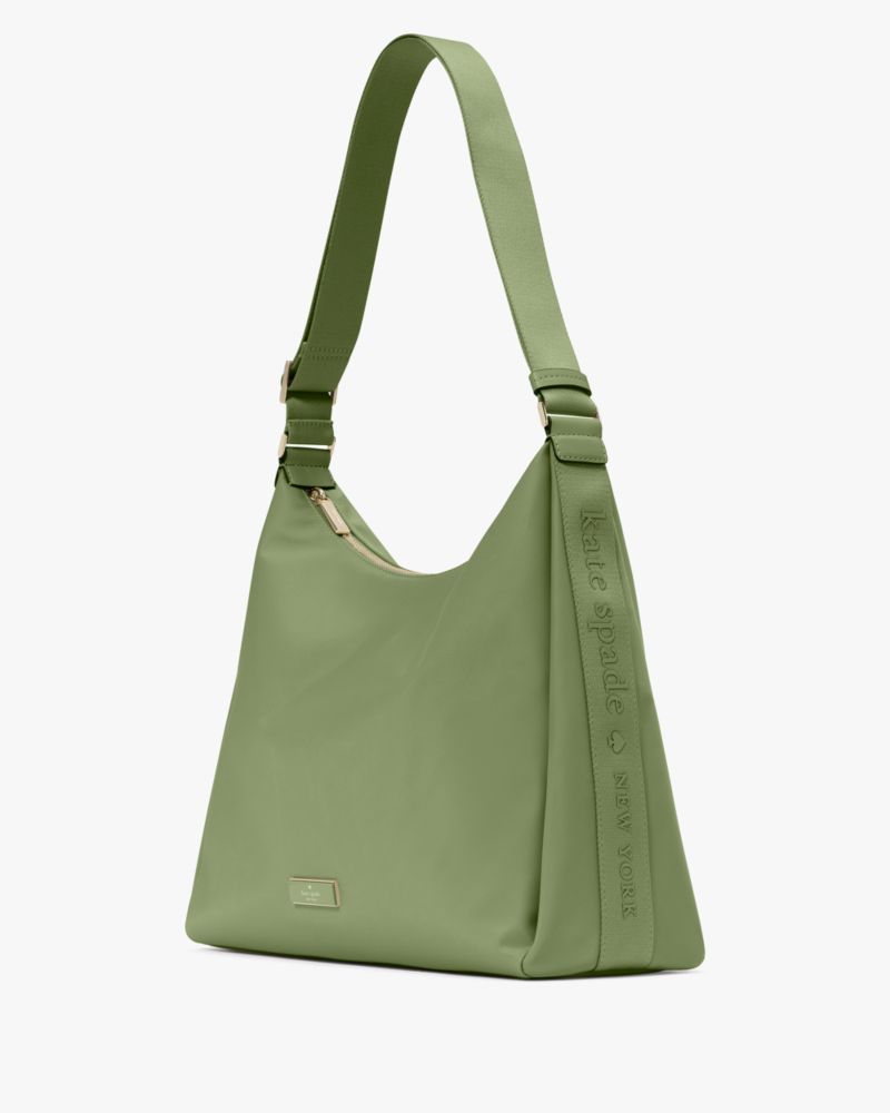 KateSpade Carter Nylon Large Convertible Crossbody Cedar Stand