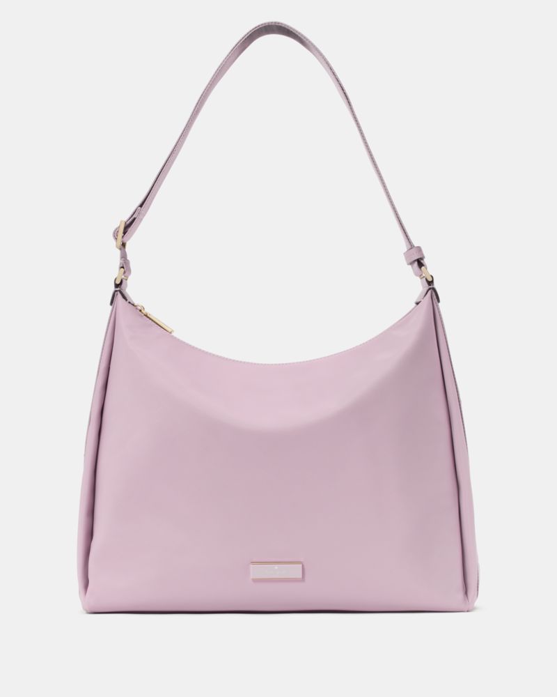 KateSpade Carter Nylon Large Convertible Crossbody Lavender Smoke