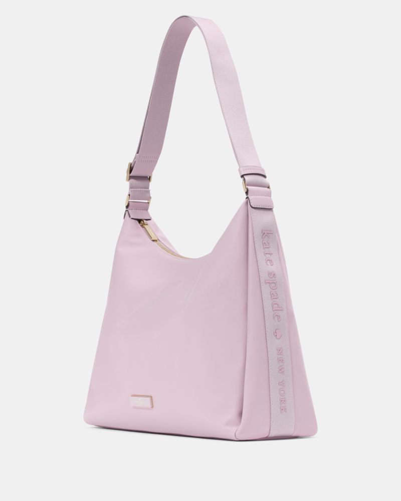 KateSpade Carter Nylon Large Convertible Crossbody Lavender Smoke