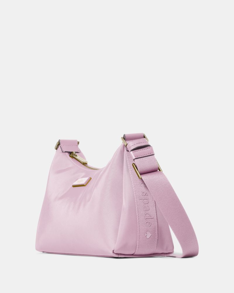 KateSpade Carter Nylon Small Shoulder Bag Lavender Smoke