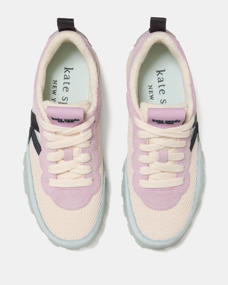 Katespade K As In Kate Sneakers Crisp Sky Lavendar Frost