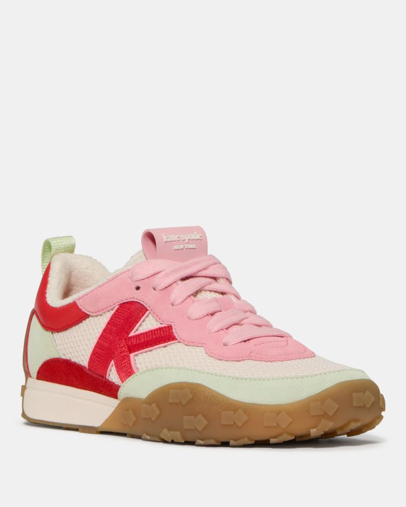 Katespade K As In Kate Sneakers Lime Frosting Heirloom Tomato