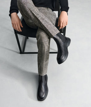 Karl Lagerfeld Tonal Piping Pants Black