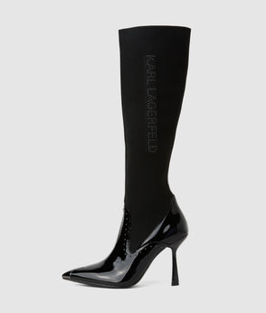 Karl Lagerfeld Leather Pants Black