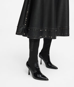 Karl Lagerfeld Leather Pants Black