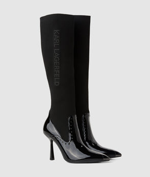 Karl Lagerfeld Leather Pants Black