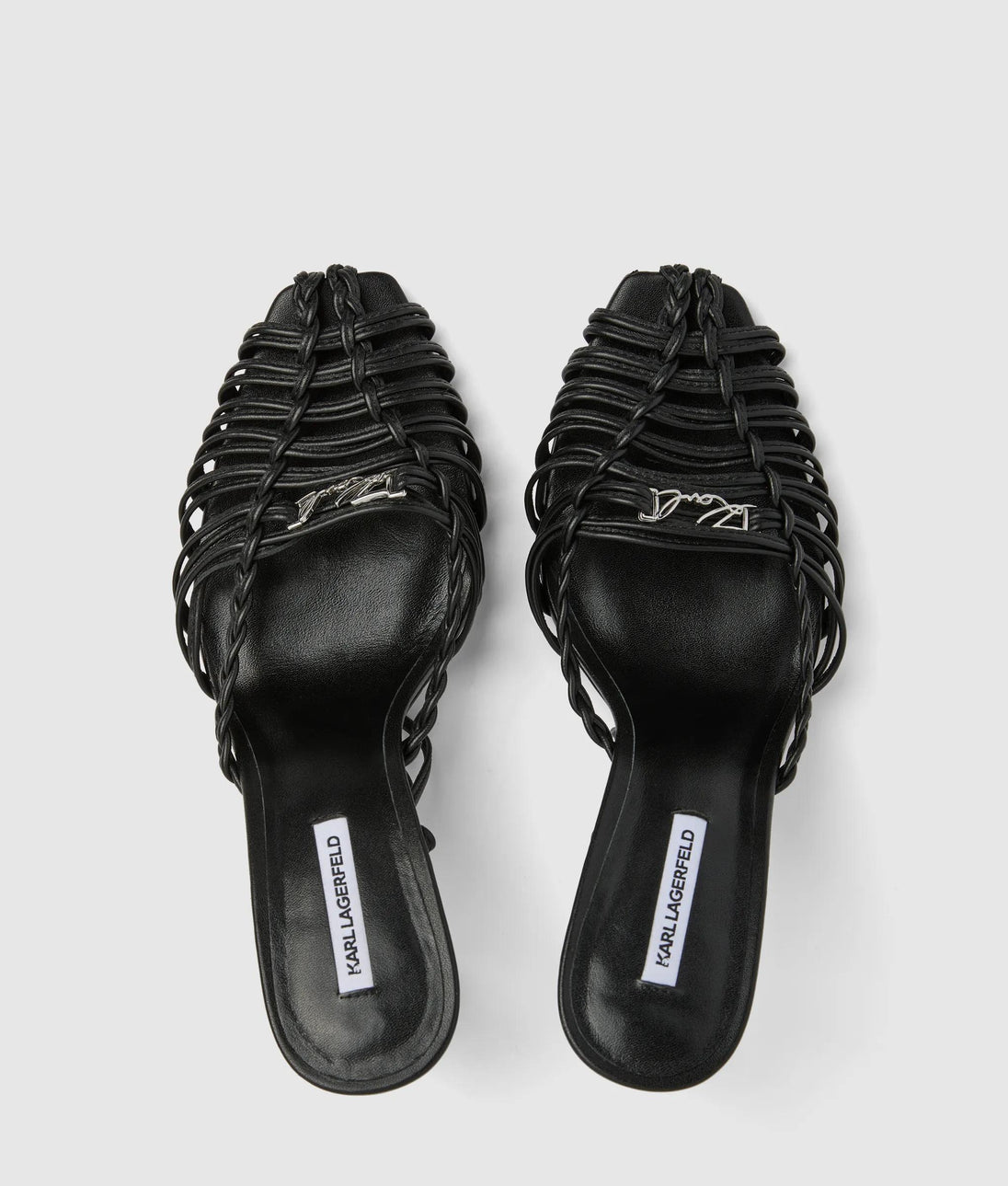 Karl Lagerfeld Linen Blend Shift Dress Black