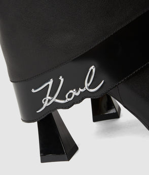 KarlLagerfeld Ksignature Medium Crossbody Bag Caramel