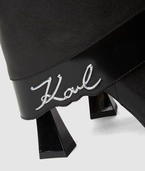 KarlLagerfeld Ksignature Small Crossbody Bag Caramel