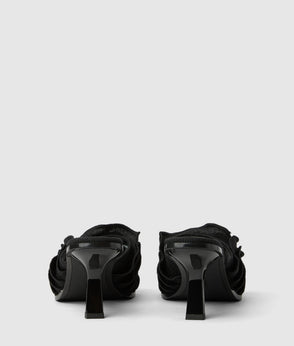 Karl Lagerfeld Flared Mini Skirt Black