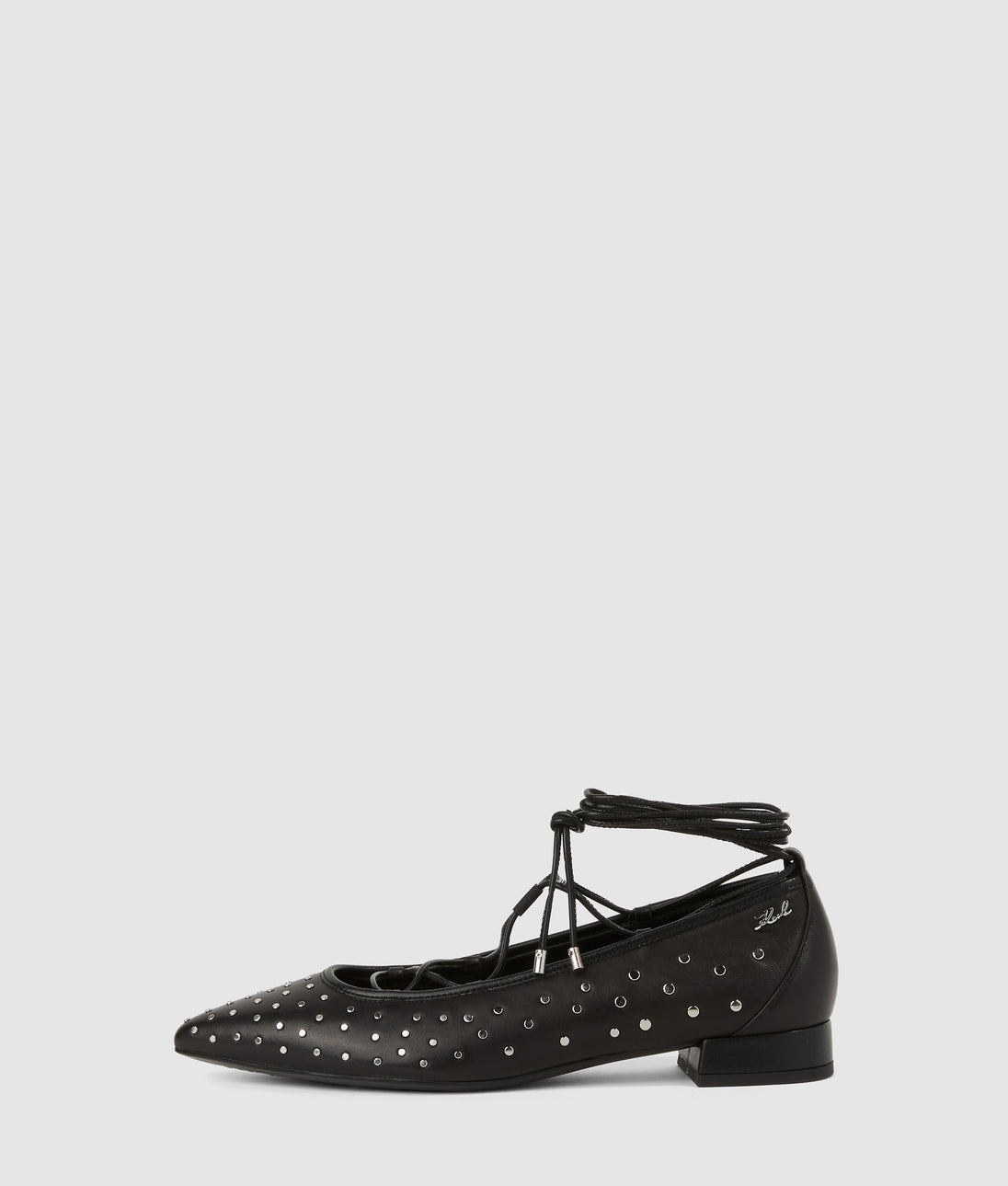 Karl Lagerfeld Fringed Mini Skirt Black
