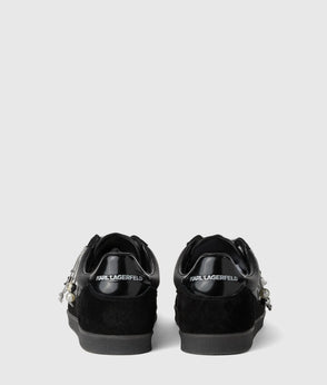 KarlLagerfeld Rounded Suede Hobo Bag Tea