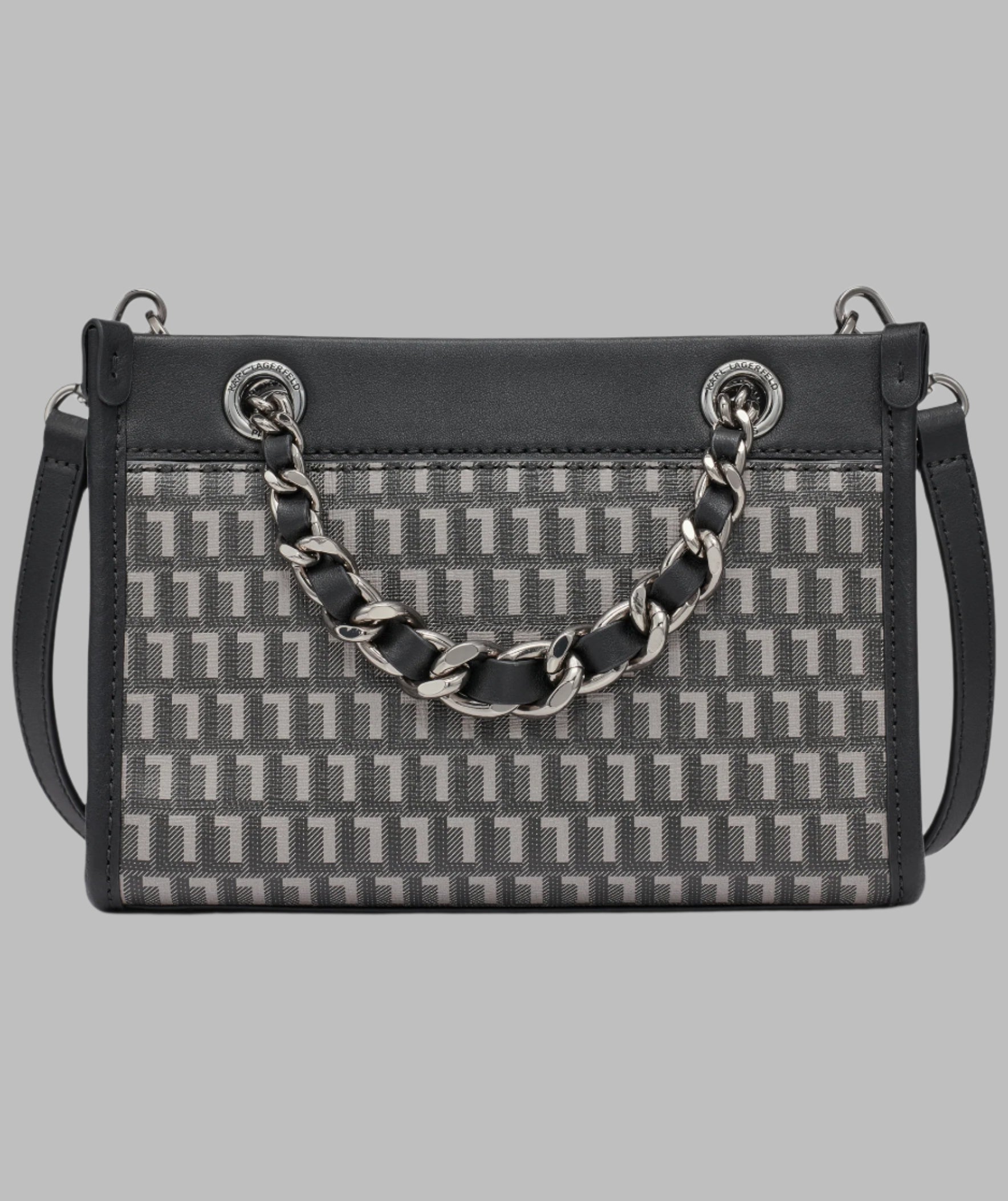 KarlLagerfeld Mini savoie monogram crossbody black