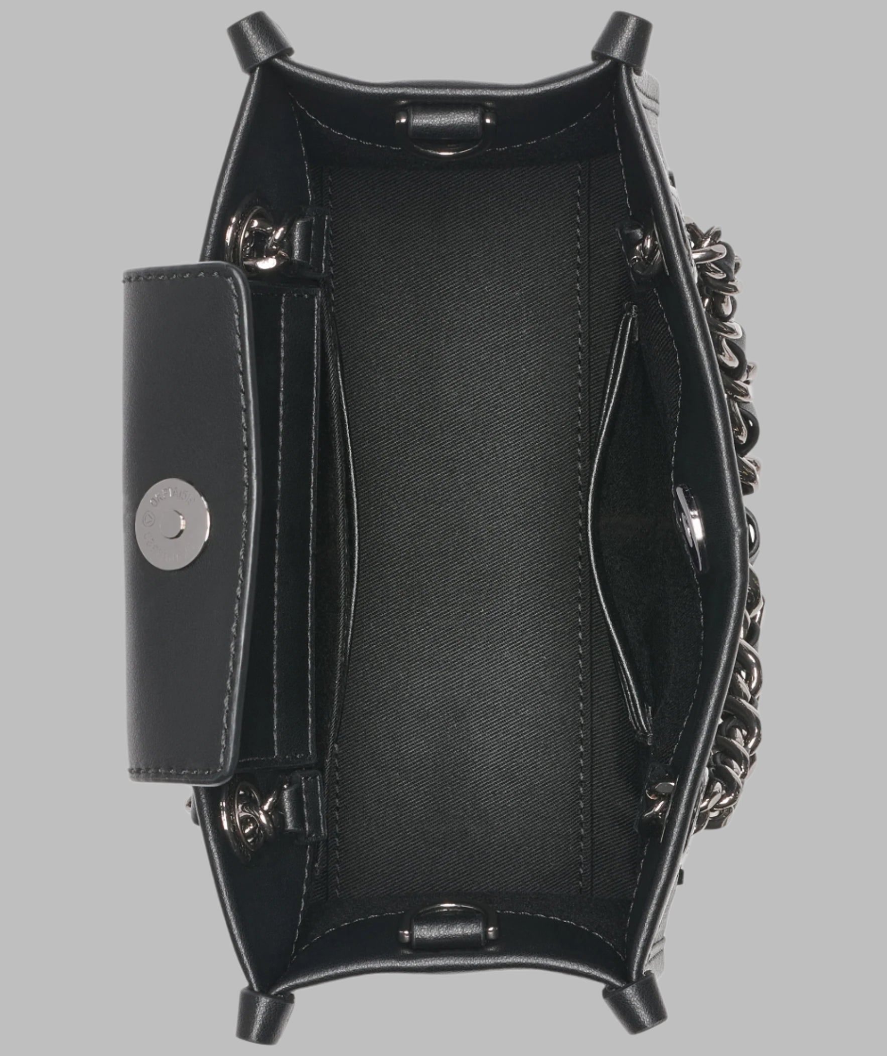 KarlLagerfeld Mini savoie monogram crossbody black