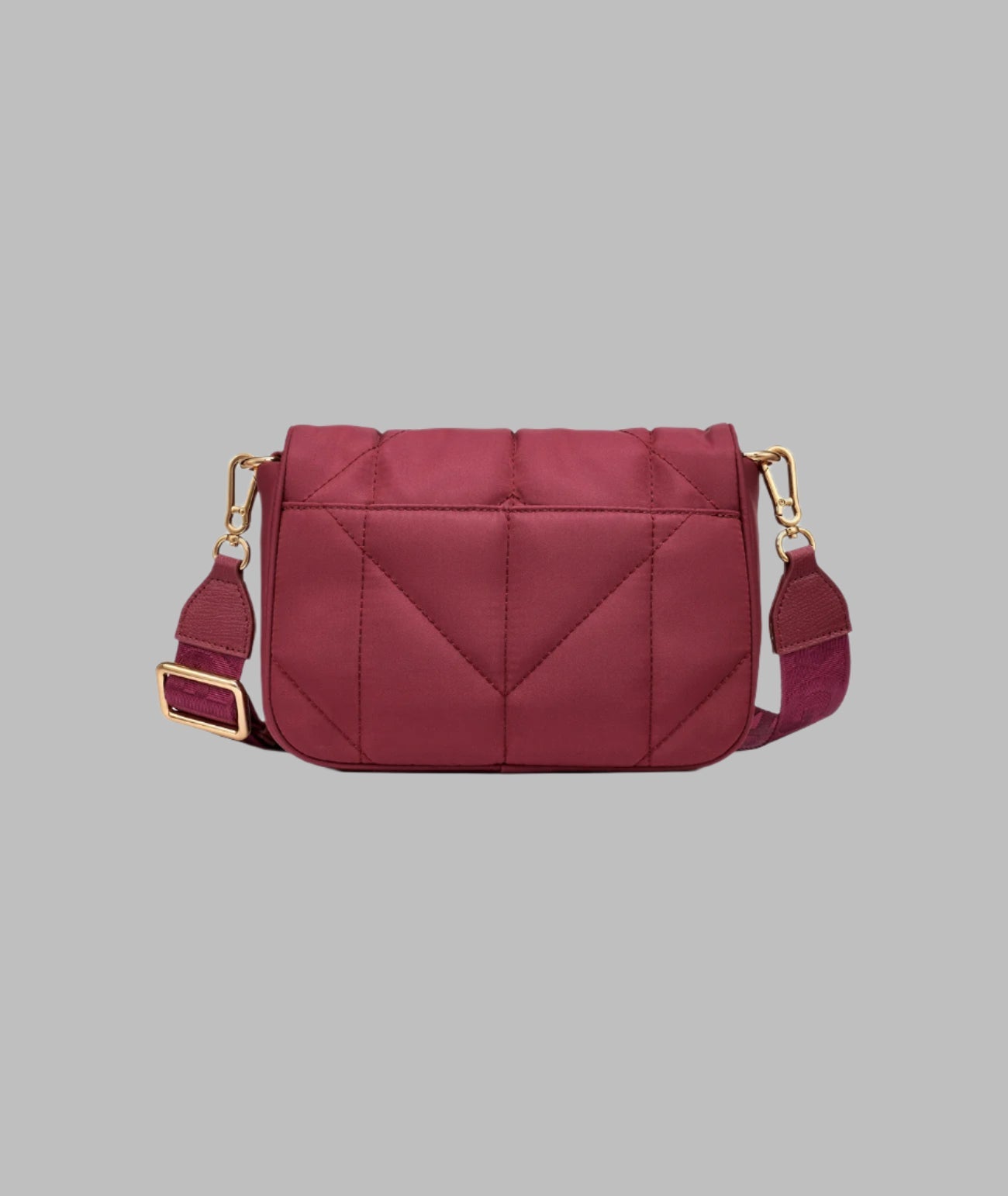 KarlLagerfeld Voyage logo crossbody wine