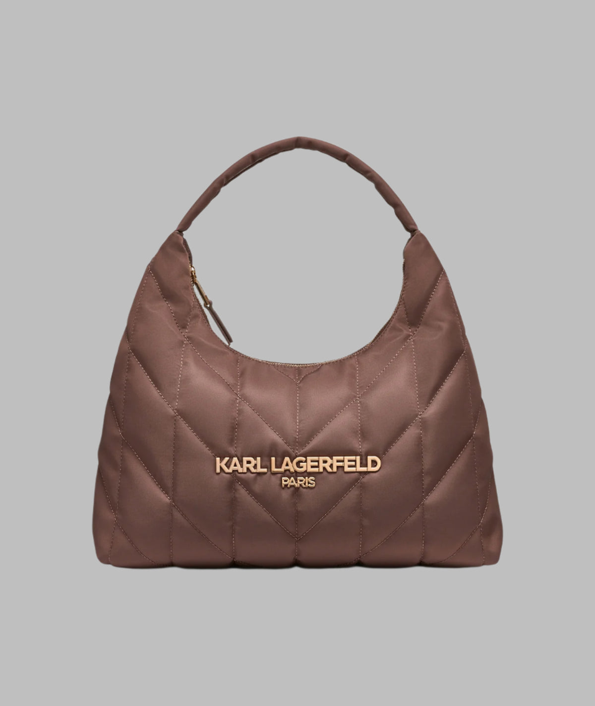 KarlLagerfeld Voyage med tote nylon brown