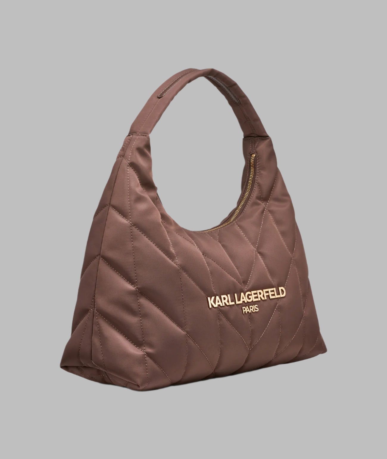 KarlLagerfeld Voyage med tote nylon brown