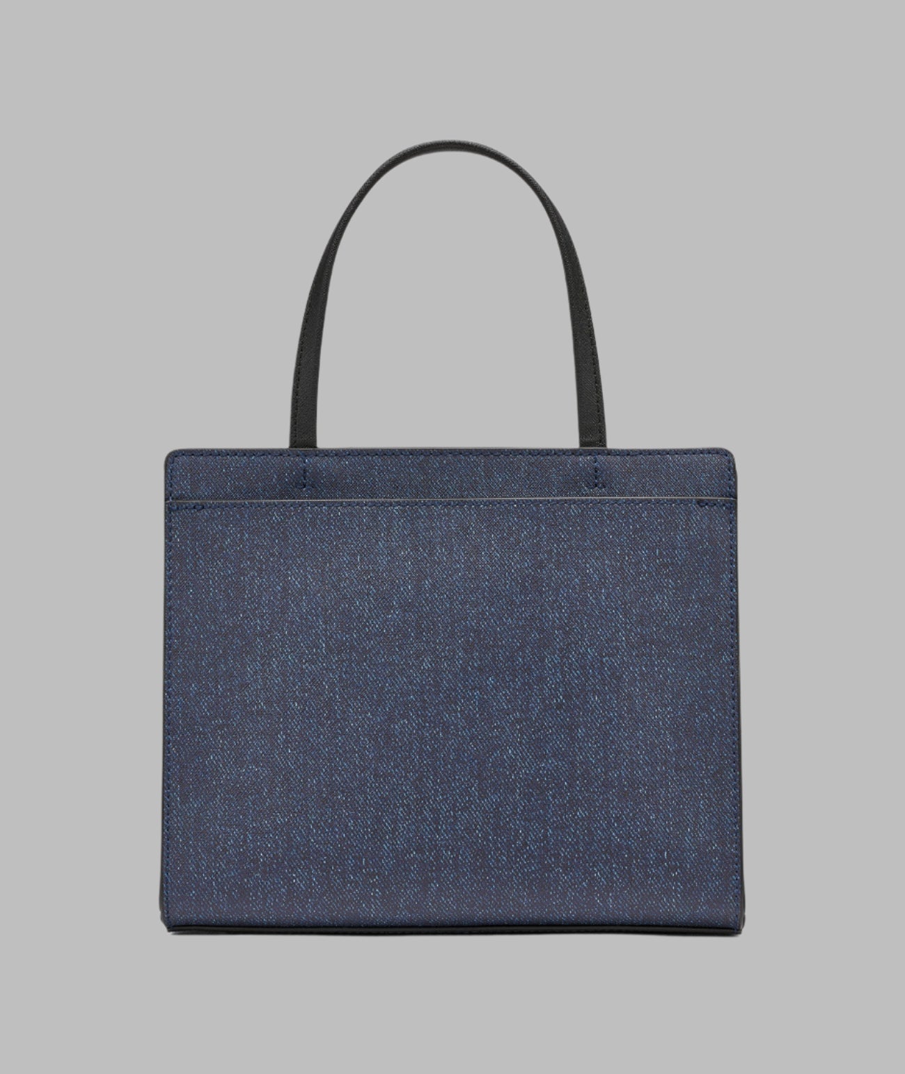 KarlLagerfeld Maybelle denim satchel with pins denim blue