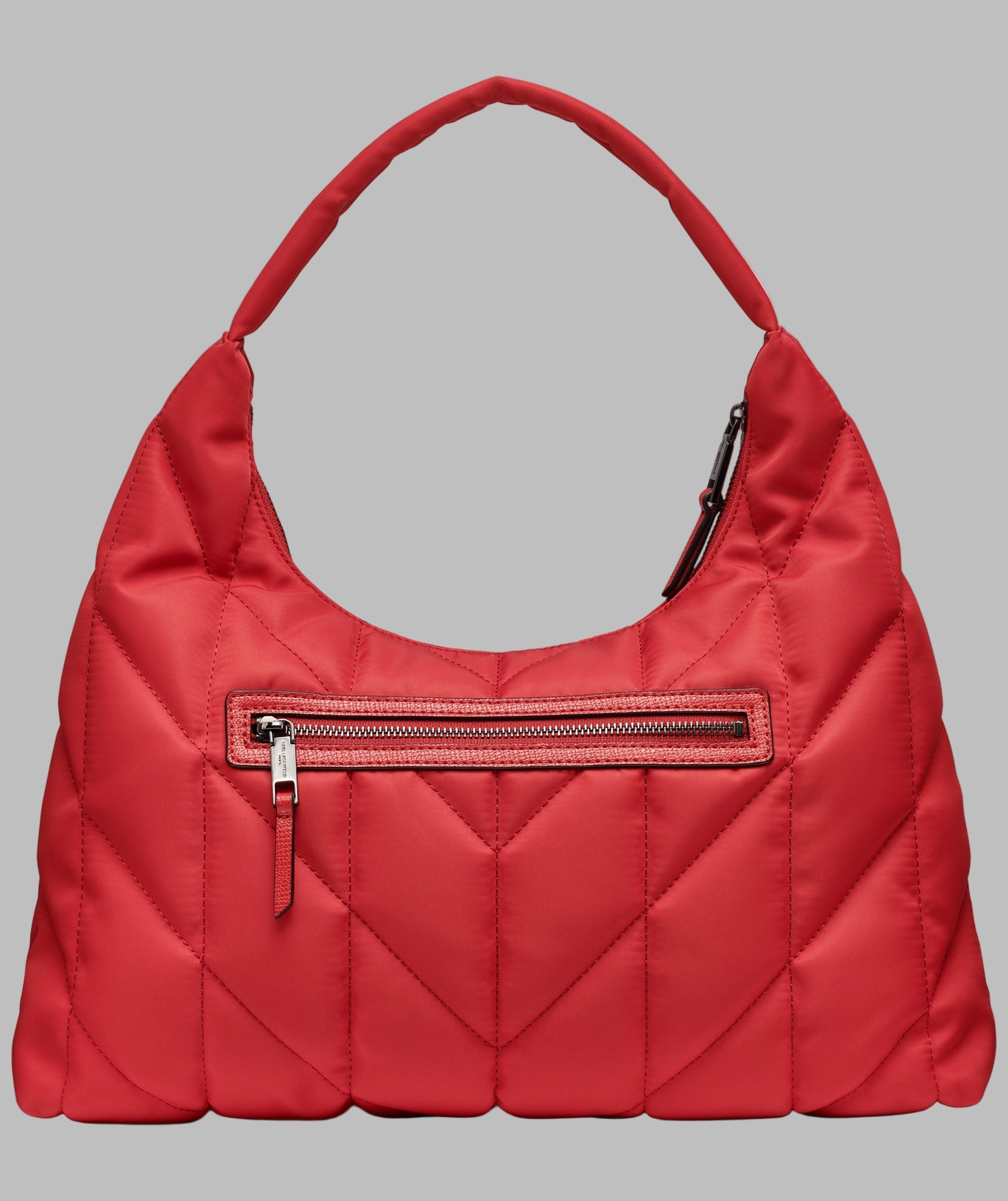 KarlLagerfeld Voyage med tote nylon crimson