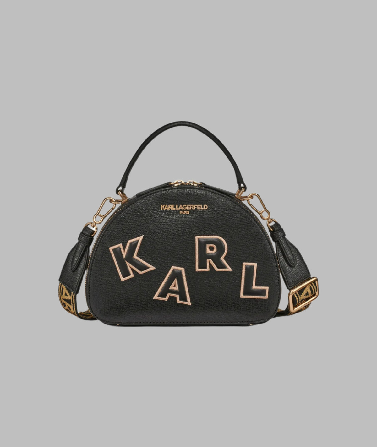 KarlLagerfeld Bellamy crossbody with pins black