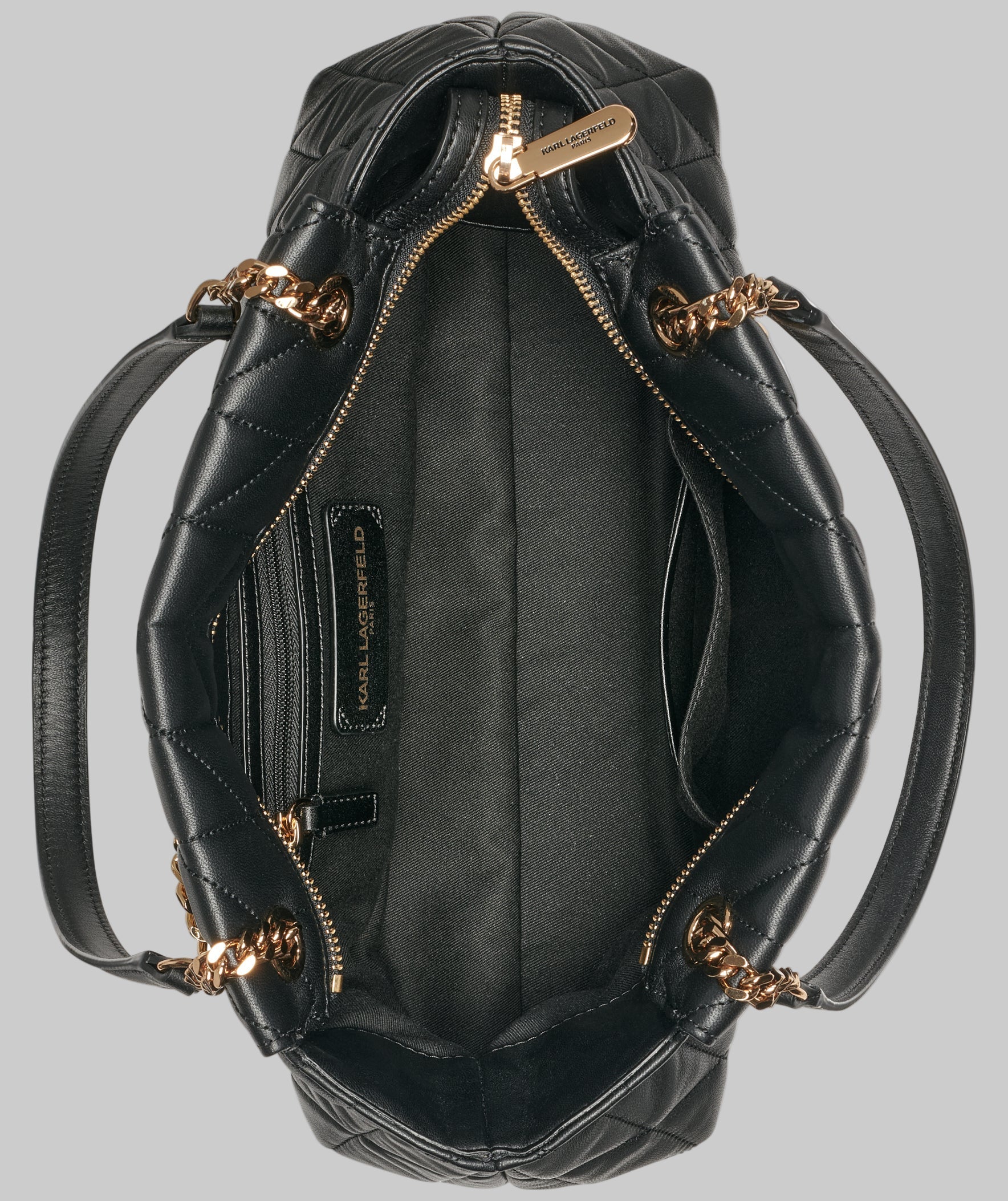 KarlLagerfeld Lafayette satchel black