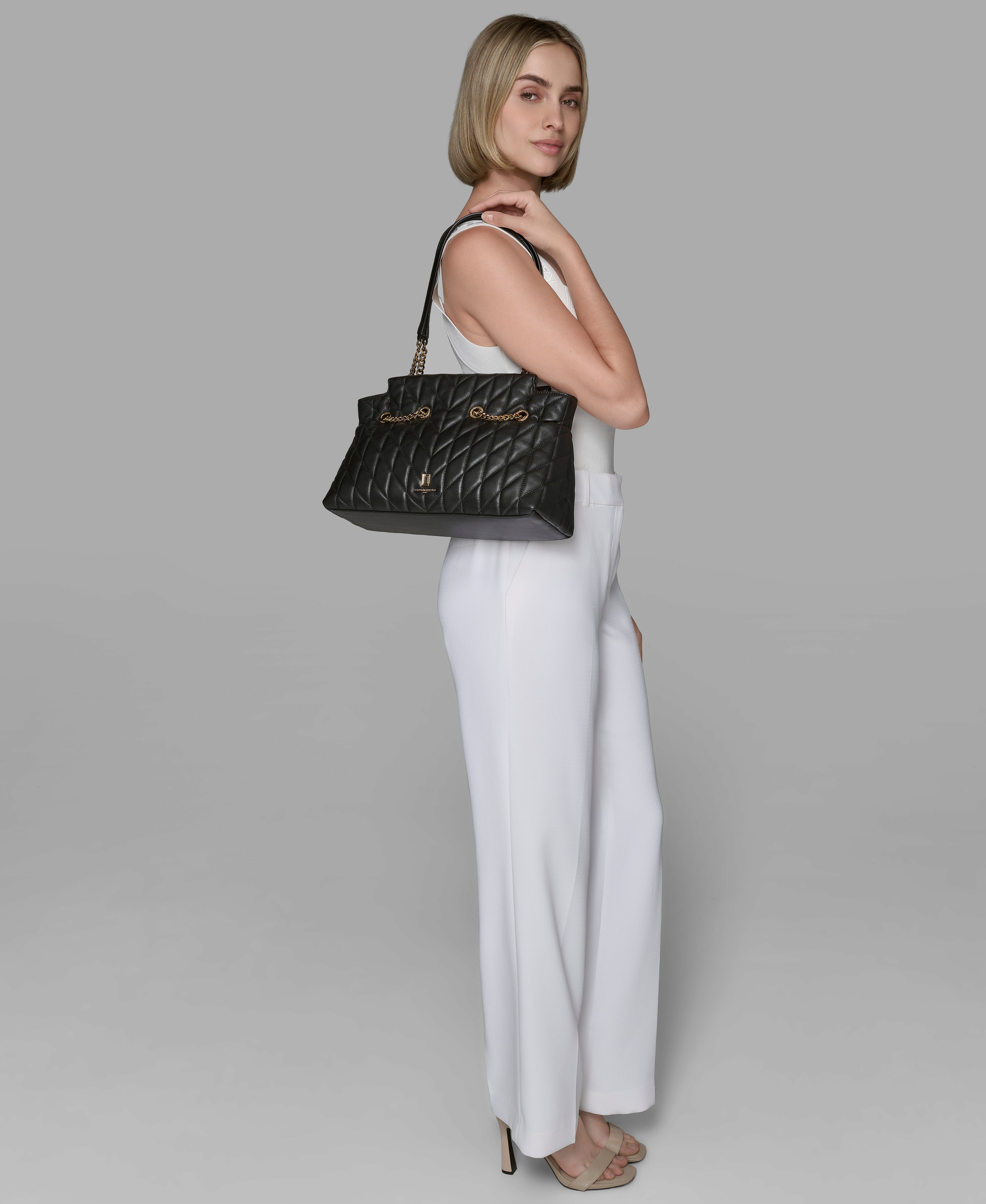 KarlLagerfeld Lafayette satchel black