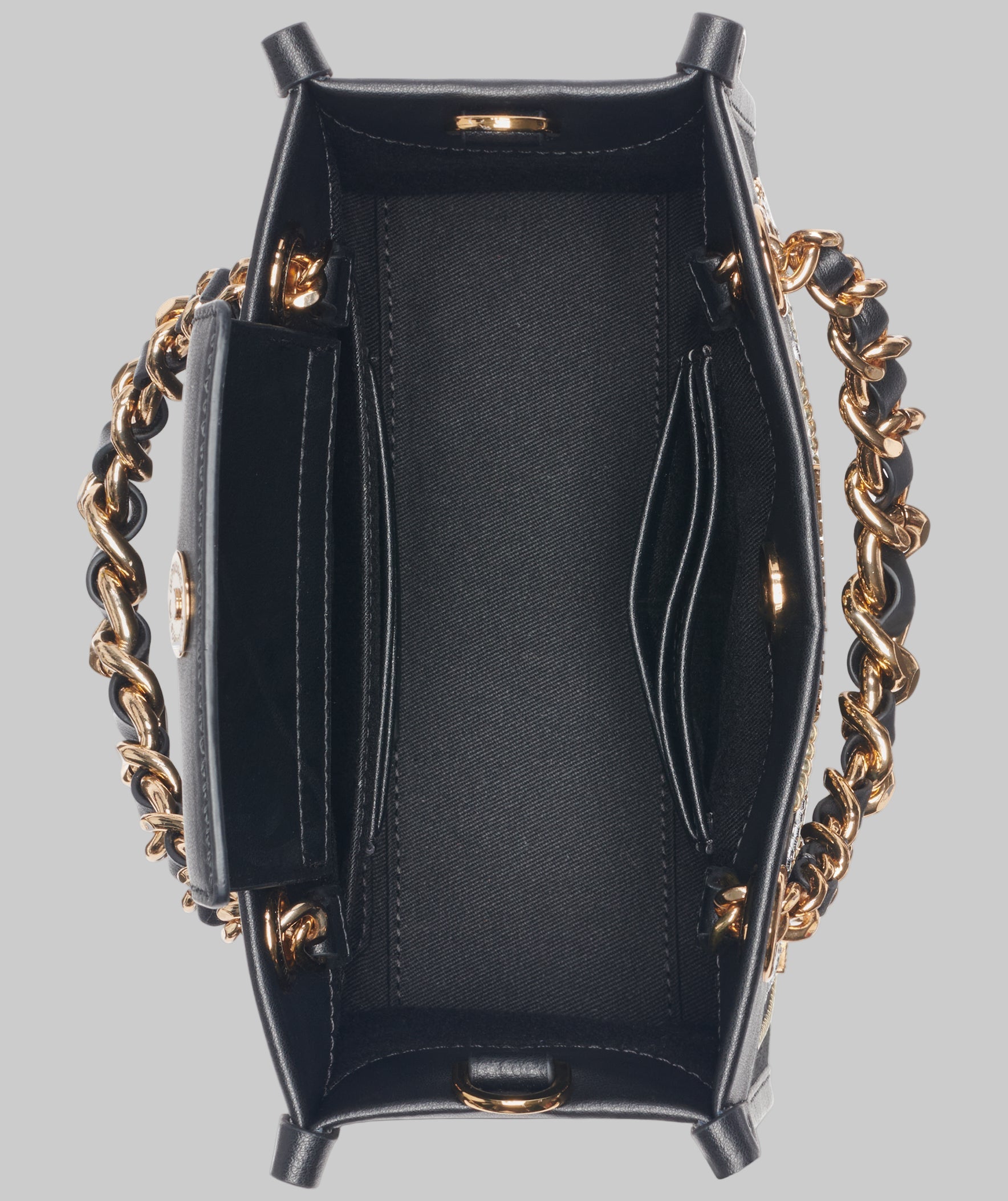 KarlLagerfeld Savoie small suede leather crossbody black