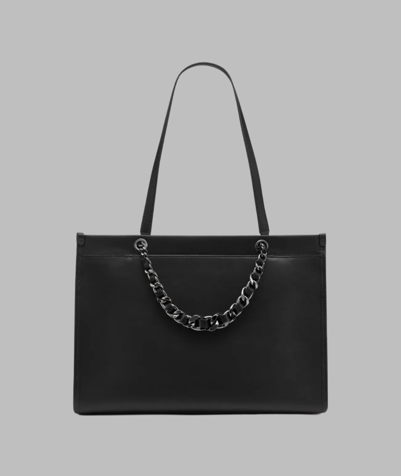 KarlLagerfeld Savoie large leather tote black
