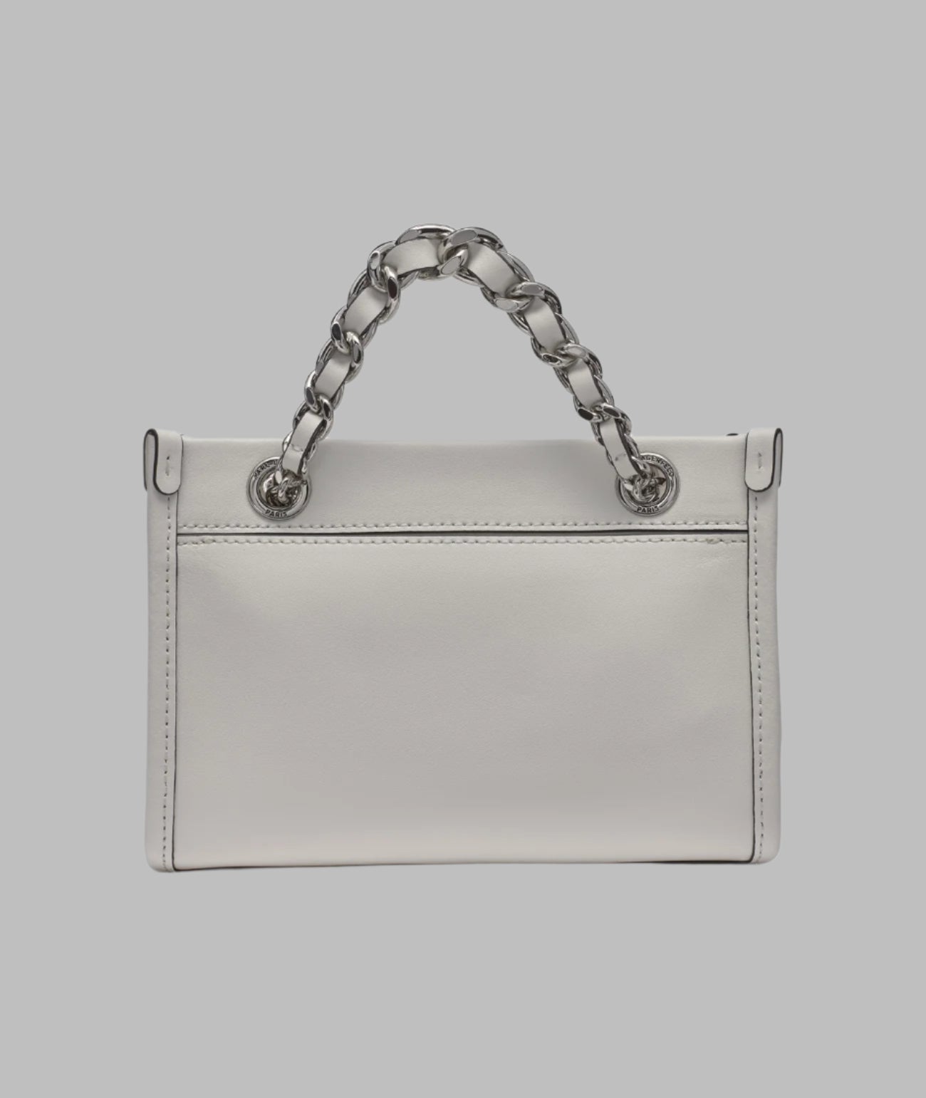 KarlLagerfeld Savoie small leather crossbody white
