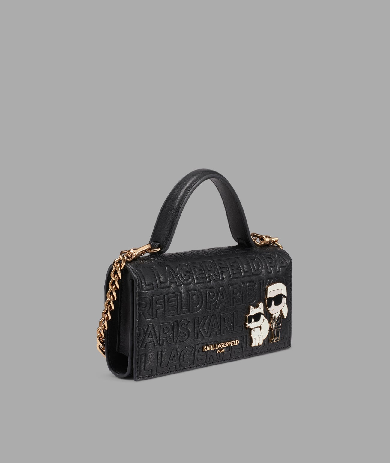 KarlLagerfeld Meribel wallet with cross body strap black