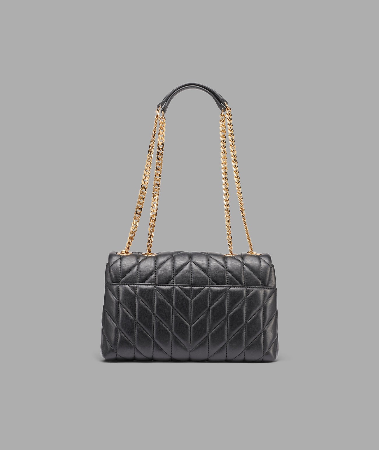 KarlLagerfeld Lafayette shoulder bag with heart chain black