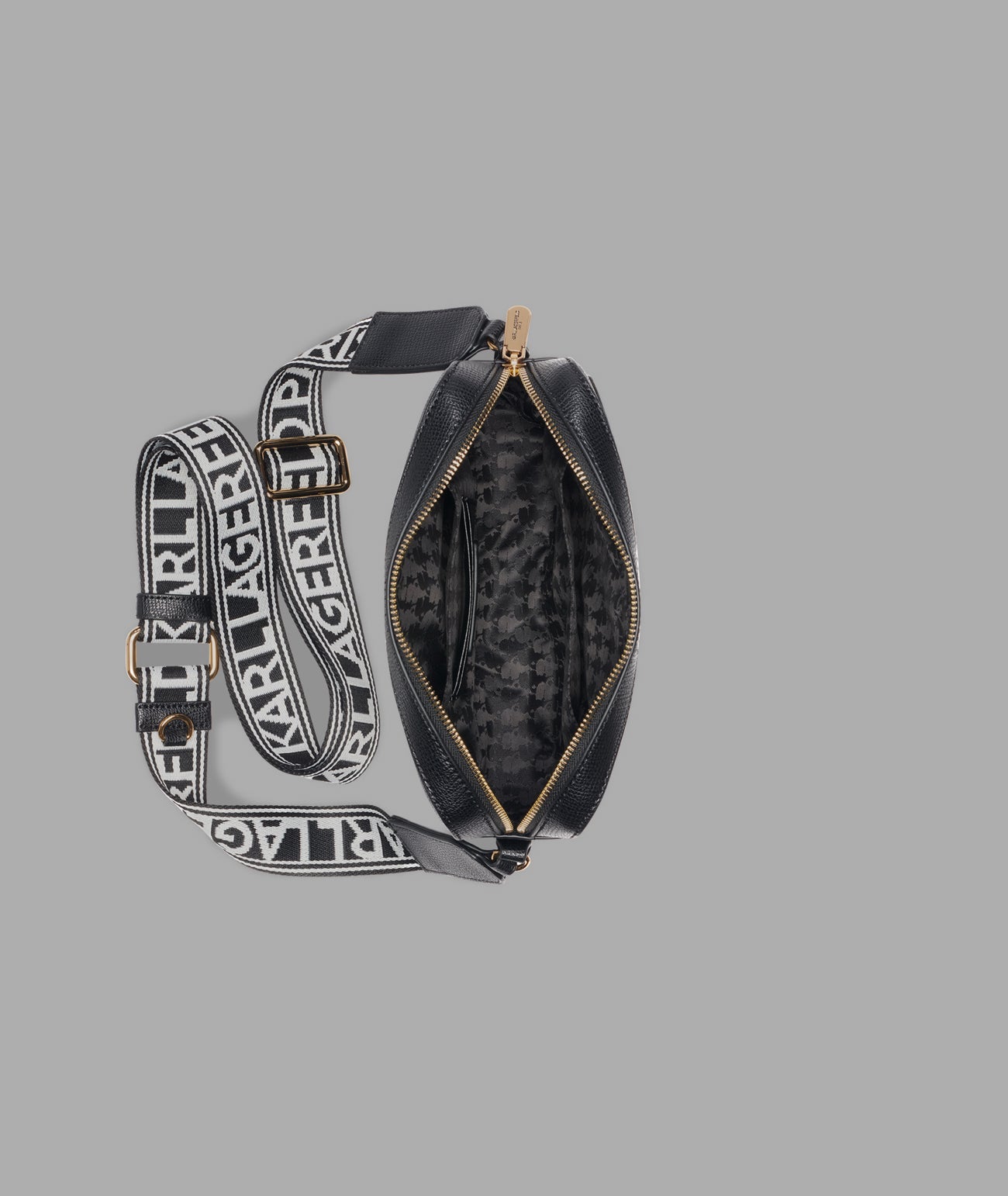 KarlLagerfeld Maybelle sunglass duo crossbody black