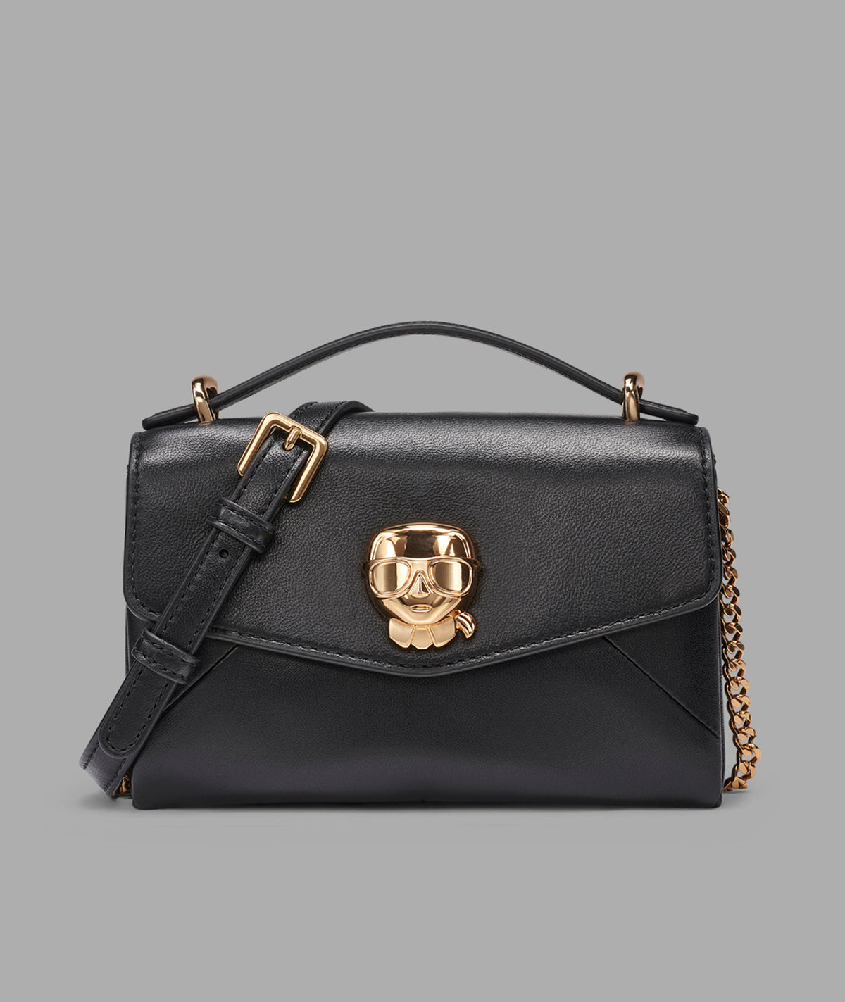 KarlLagerfeld Chantaye karl head crossbody black / gold
