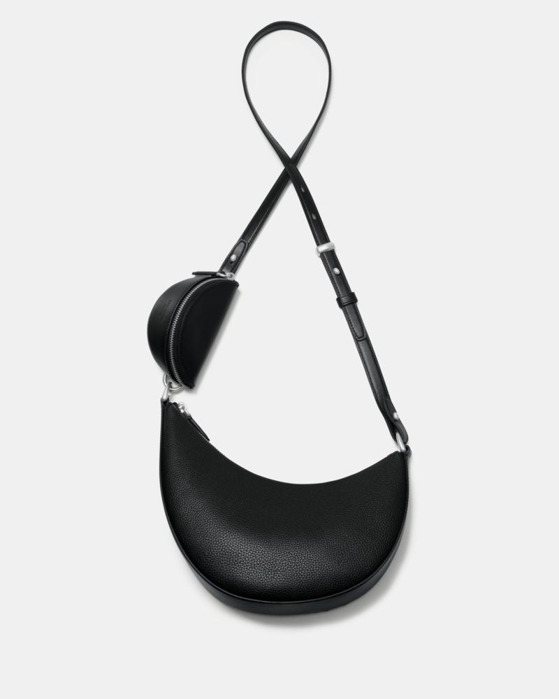 KateSpade Duo Crossbody Bag Black Silver