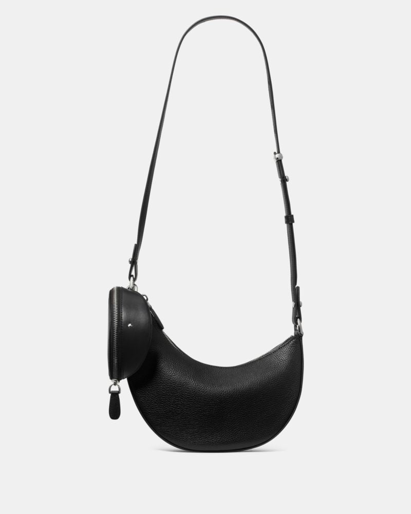 KateSpade Duo Crossbody Bag Black Silver