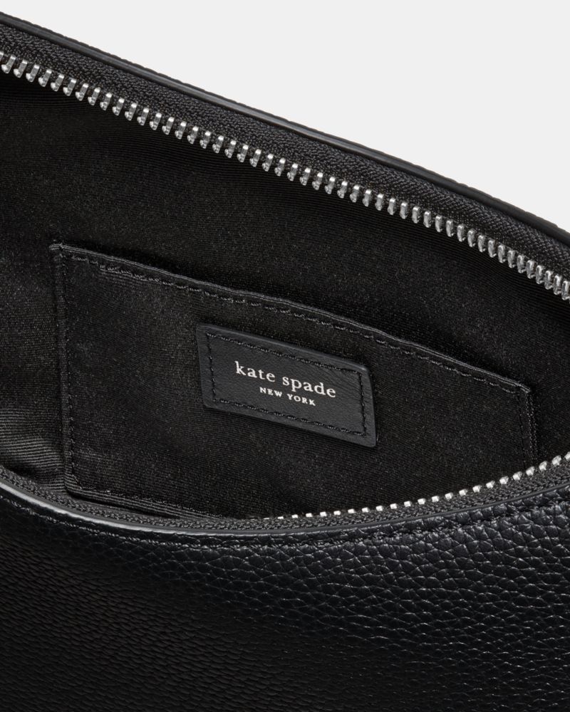KateSpade Duo Crossbody Bag Black Silver