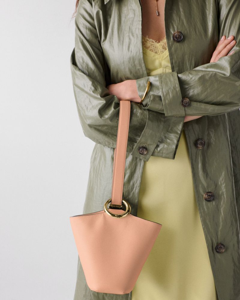 KateSpade Halo Mini Bucket Bag Light Cantaloupe