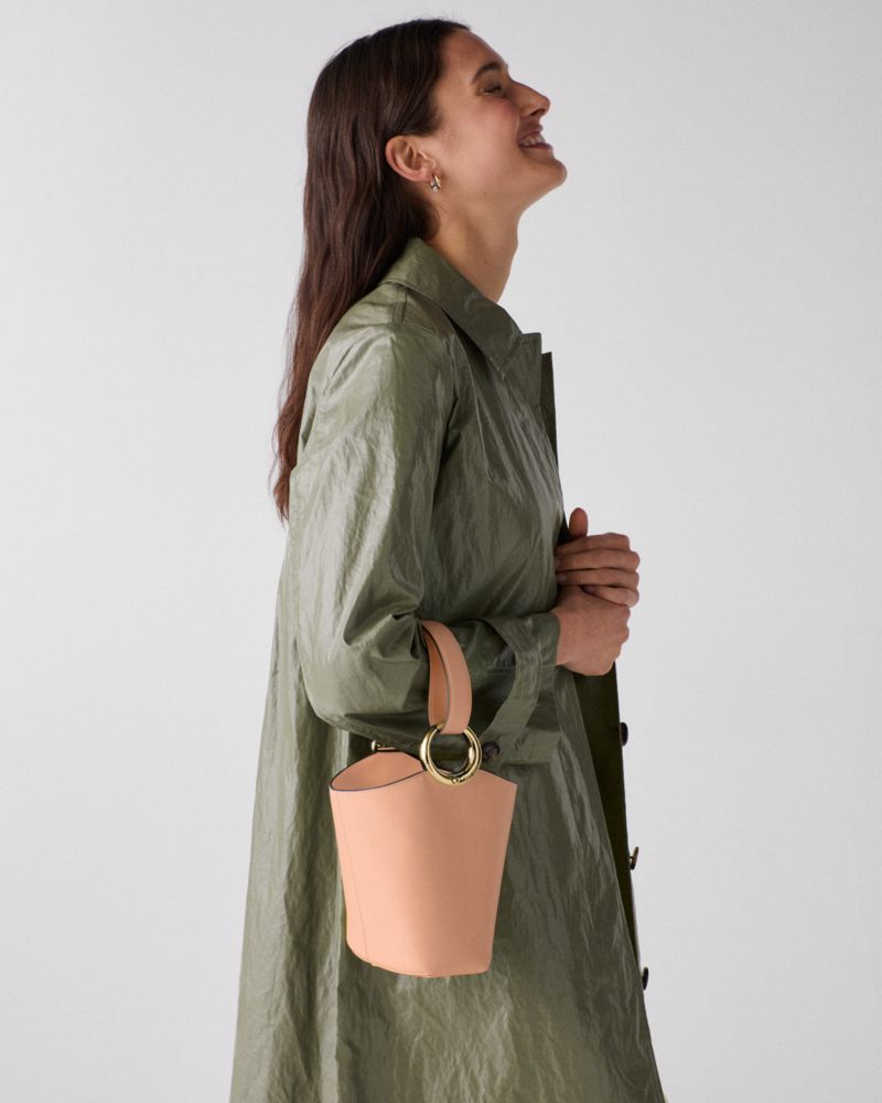 KateSpade Halo Mini Bucket Bag Light Cantaloupe