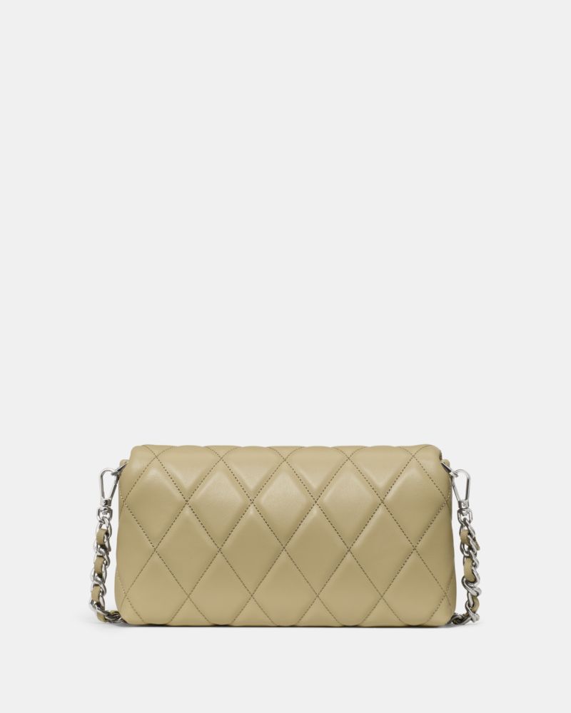 KateSpade Carey Quilted Mini Crossbody Elm