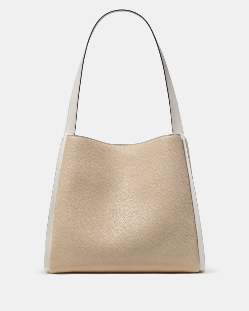 KateSpade Knott Colorblock Large Carryall Light Cream Multi